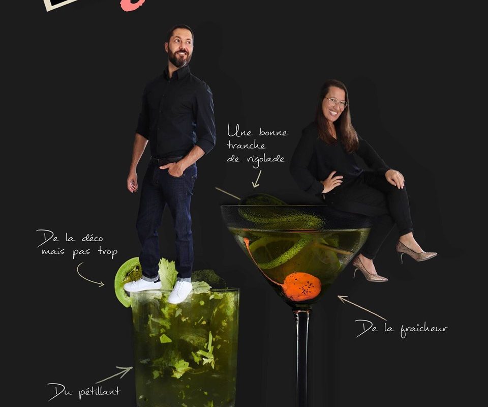 Céline Volay et Maxime Fabre dans Copain comme copine 2 : Soirée Cocktail