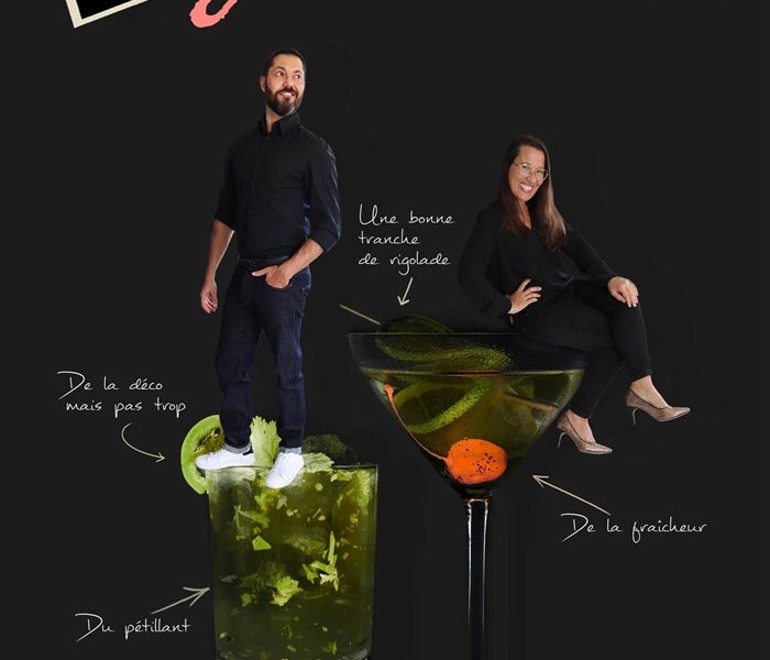 Photo de Céline Volay et Maxime Fabre dans Copain comme copine 2 : Soirée Cocktail