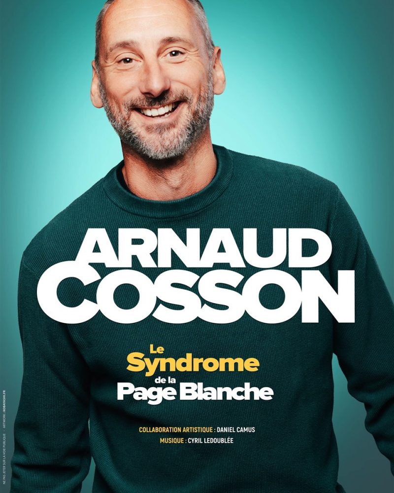 Arnaud Cosson dans Le syndrome de la page blanche